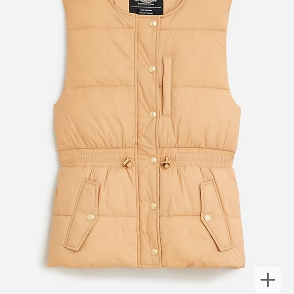J Crew Cinched-waist puffer vest with PrimaLoft®Size Medium - Picture 4 of 5